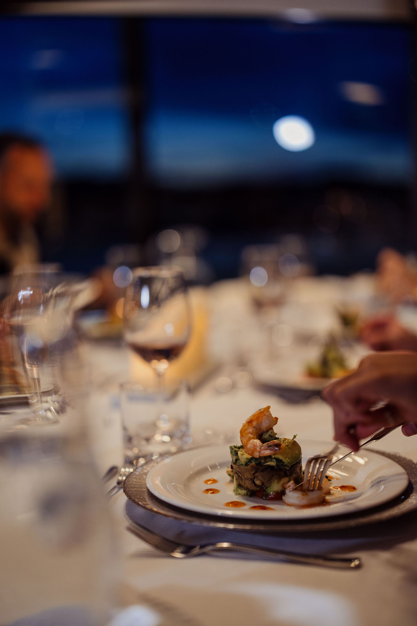 Onboard chef gourmet plating on M/Y Junior Sunseeker 88 — luxury yacht charter cuisine